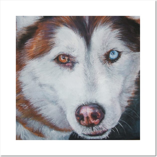 Siberian Husky Fine Art Painting Wall Art by LASHEPARD